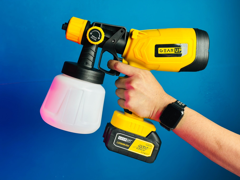 GearUP Rechargeable Cordless Paint Spray Machine