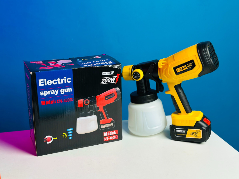 GearUP Rechargeable Cordless Paint Spray Machine
