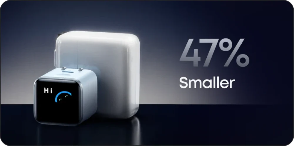 Load more images   Anker Nano 45W GaN Fast Charger with Smart Display (A121D)